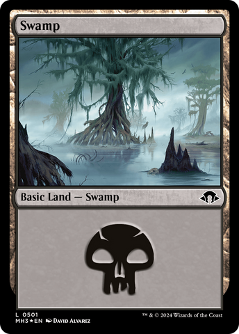 Swamp (0501) (Ripple Foil) [Modern Horizons 3]