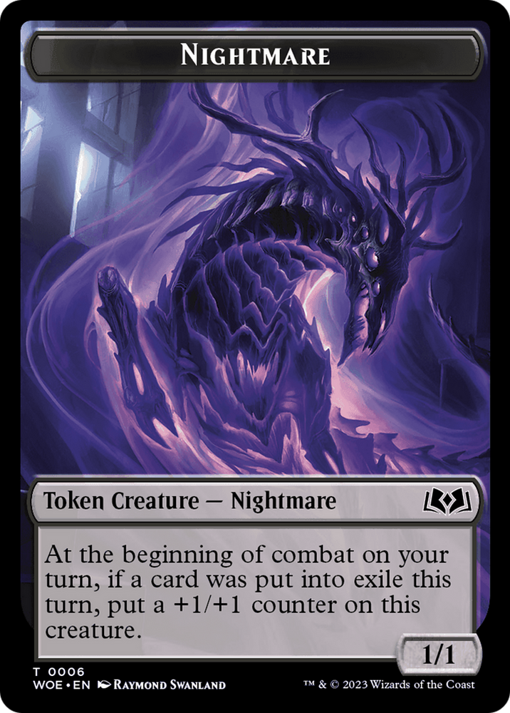 Nightmare Token [Wilds of Eldraine Tokens]