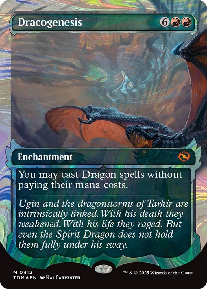 Dracogenesis (0412) (Showcase) (Halo Foil) [Tarkir: Dragonstorm]