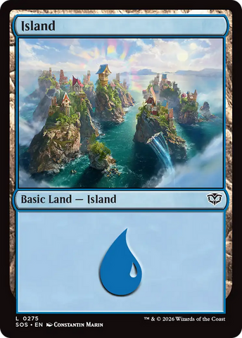 Island (0275) [Secrets of Strixhaven]