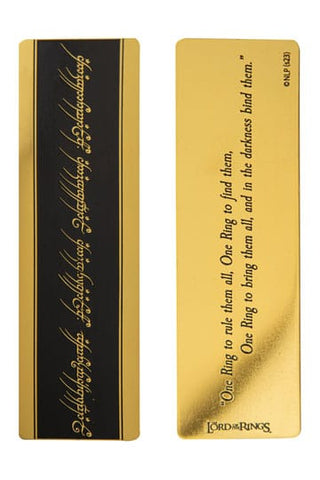 Lord of the Rings - One Ring Metal Bookmark