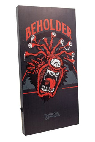 Canvas Print 40x20 cm - Dungeons & Dragons - Beholder (With Inset Lights)
