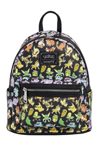 Loungefly - Pokemon - Mini Backpack Multi Character All Over Print