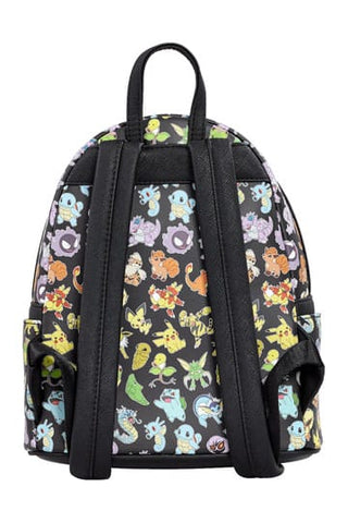Loungefly - Pokemon - Mini Backpack Multi Character All Over Print