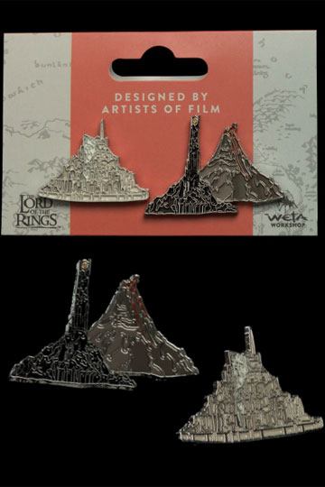 Lord of the Rings - Collectors Pins 2-Pack - Minas Tirith & Mount. Doom
