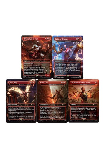 マジック：ザ・ギャザリング Secret Lair x PlayStation Foil Set Magic the Gathering Secret Lair: Secret Lair x PlayStation: God of War