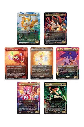 Magic the Gathering Secret Lair x Sonic: Friends & Foes
