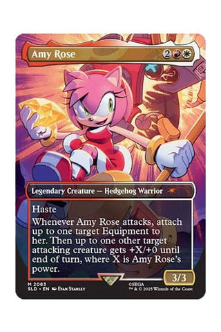 Magic the Gathering Secret Lair x Sonic: Friends & Foes