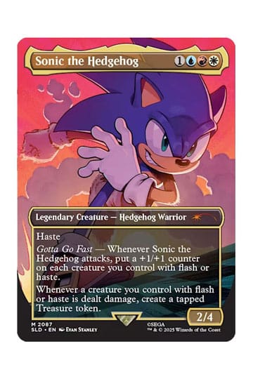 Magic the Gathering Secret Lair x Sonic: Friends & Foes