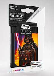 Gamegenic Star Wars: Unlimited Art Sleeves - Darth Vader - Released ** 8/3/2024 **