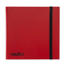 Vault X - 12-Pocket Strap Binder - Red