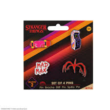 Pin set of 4 – Stranger Things Season 2