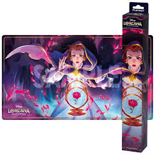 DISNEY LORCANA TRADING CARD GAME – SHIMMERING SKIES – PLAY MAT - BELLE PLAYMAT