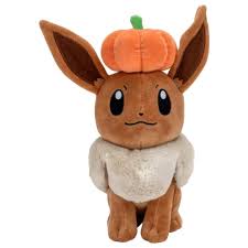 Pokémon Seasonal Plush Figure - 20 cm Eevee with Pumpkin