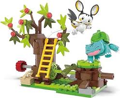 Mega Construx Pokemon - Emolga & Bulbasaur's Charming Woods