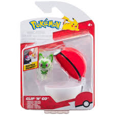 Pokemon - Clip N Go - Sprigatito & Pokeball