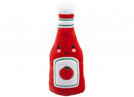 SOFTLINGS FAST FOODIES 16CM - SAUCY THE KETCHUP BOTTLE