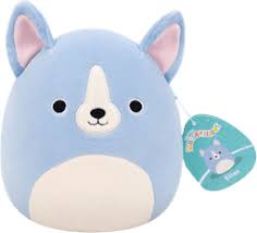 Squishmallows 7.5 Plush - Elias The Blue Boston Terrier Dog Plush