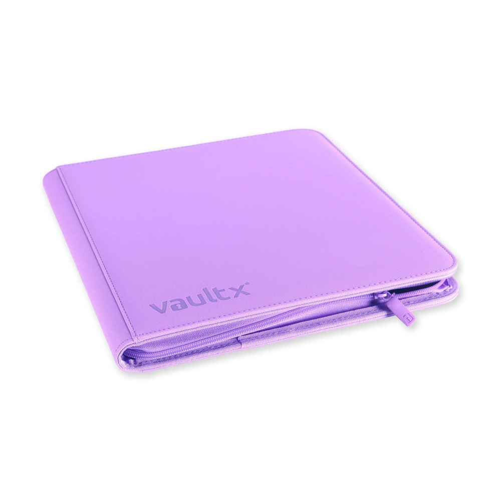 Vault X - 12-Pocket EXo-Tec® - Zip Binder - Just Purple