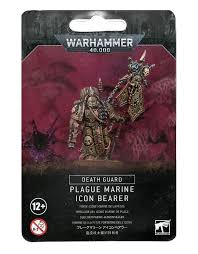 CHAOS SPACE MARINES: DEATH GUARD: PLAGUE MARINE ICON BEARER