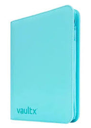 Vault X - 9-Pocket eXo-Tec® Zip Binder - Pastel Blue