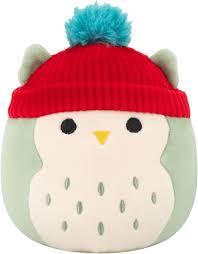 Squishmallows 7.5 Plush - Oba the Owl in a Bobble Hat