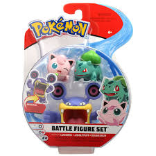 Pokemon 3-pack Battle Figure - Loudred, Pikachu & Jiggypuff