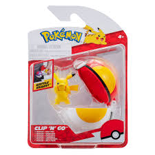 Pokemon - Clip N Go - Pikachu & Fast Ball