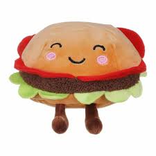 SOFTLINGS FAST FOODIES 16CM - PATTY THE BURGER