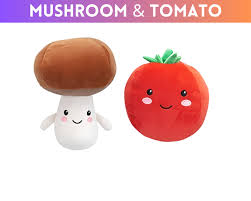 SOFTLINGS SALAD & VEGIS 16CM - FUN GUY THE MUSHROOM