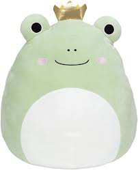 Squishmallows 7.5 Plush - Baratellli The Glitter Frog with a Crown!