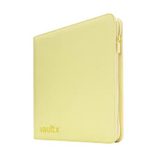 Vault X - 12-Pocket EXo-Tec® - Zip Binder XL - Pastel Yellow