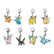 Pokemon Center Original Metal Keychain Series - Eeveelutions
