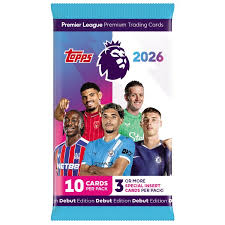 TOPPS Trading Cards - Premier League 2026 Trading Card Game Booster Pack
