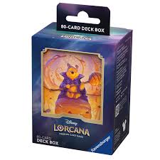 DISNEY LORCANA TRADING CARD GAME – AZURITE SEAS – DECK BOX - WINNIE THE POOH ** RELEASED 27/11/24 **