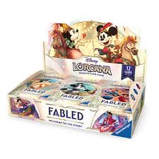 DISNEY LORCANA TRADING CARD GAME – FABLED – BOOSTER BOX