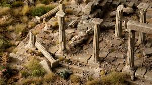 GAMER'S GRASS BASING BITS - ANCIENT COLUMNS