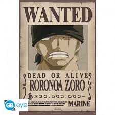 Maxi Poster - One Piece - Wanted - Zoro