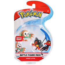 Pokemon - Battle Figure Pack - Rowlet & Litten