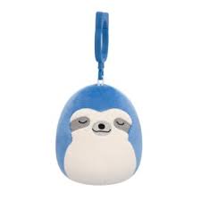 Squishmallows 3.5in Clip-On Plush Pablito the Blue Sloth