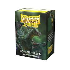 Dragon Shield - Matte Standard Size Sleeves 100pk - Forest Green