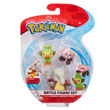 Pokemon 3-pack Battle Figure - Marowak, Grooky & Stuffel