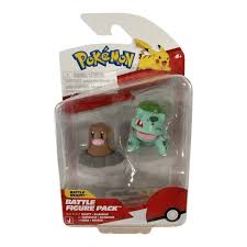Pokemon - Battle Figure Pack - Diglett + Bulbasaur