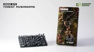 GAMER'S GRASS BASING BITS - FOREST MUSHROOMS