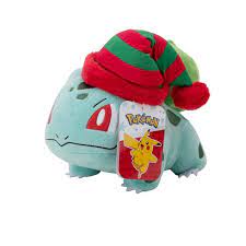 Pokemon 8" Bulbasaur Christmas Seasonal Plush