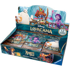 DISNEY LORCANA TRADING CARD GAME – AZURITE SEAS – BOOSTER BOX ** RELEASED 27/11/24 **