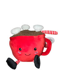 SOFTLINGS CHRISTMAS 16CM - COCOA! THE HOT CHOCOLATE AND MARSHMALLOW PLUSH