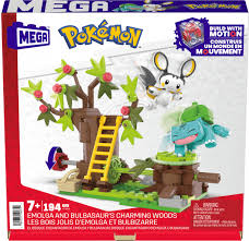 Mega Construx Pokemon - Emolga & Bulbasaur's Charming Woods