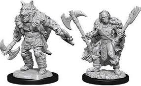 Nolzer's Marvolous Miniatures: Half-Orc Male Barbarian