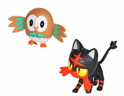 Pokemon - Battle Figure Pack - Rowlet & Litten